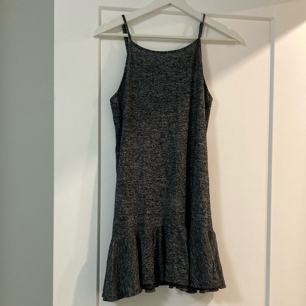Gentle Fawn Charcoal Mini Dress